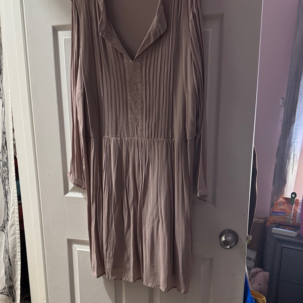 Old Navy Women's Midi Dress - Soft Beige